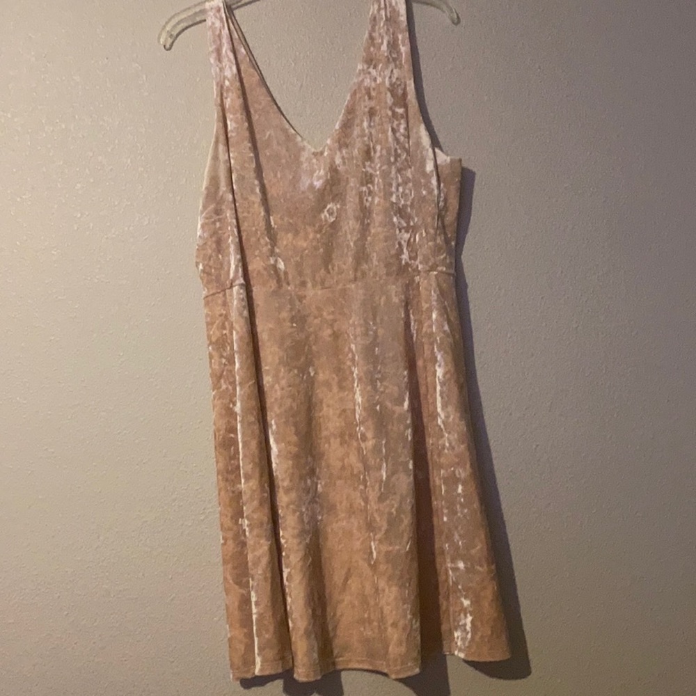 Silk blush dress